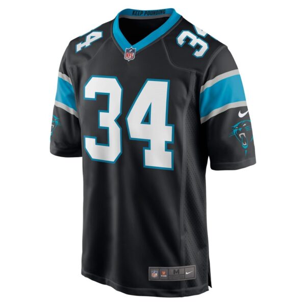 Men's Carolina Panthers Sean Chandler Nike Black Game Jersey