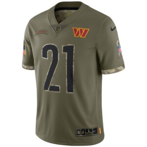 Men's Washington Commanders Sean Taylor Nike Olive 2022 Salute To Service Retired Player Limited Jersey