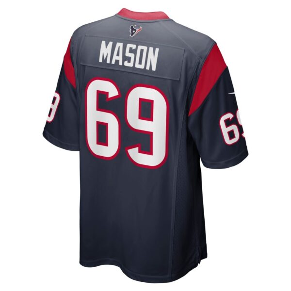 Men's Houston Texans Shaq Mason Nike Navy Team Game Jersey