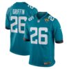 Men's Jacksonville Jaguars Shaquill Griffin Nike Teal Game Jersey