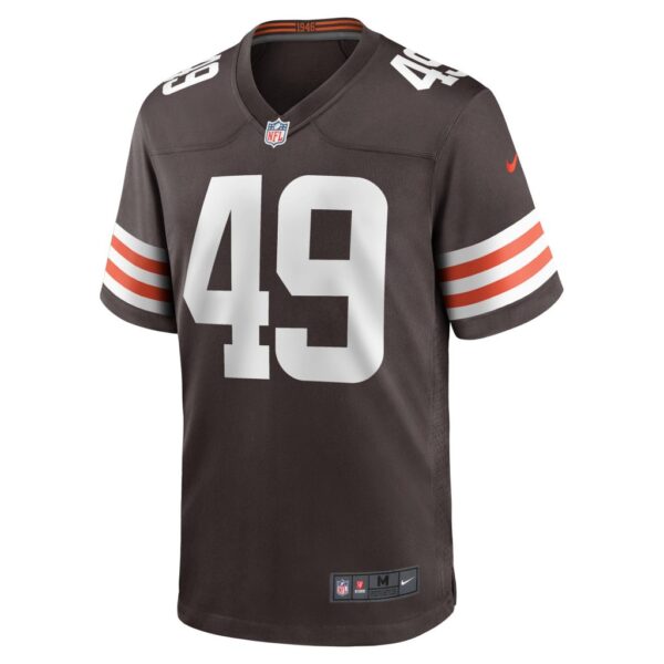 Men's Cleveland Browns Shaun Jolly Nike Brown Game Player Jersey