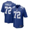 Men's New York Giants Solomon Kindley Nike Royal Home Game Player Jersey