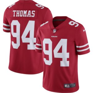 Men's Nike Solomon Thomas San Francisco 49ers Scarlet Vapor Untouchable Limited Jersey