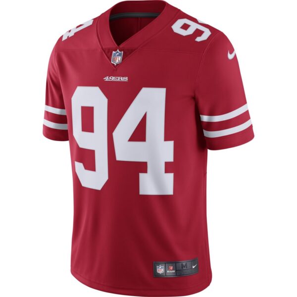 Men's Nike Solomon Thomas San Francisco 49ers Scarlet Vapor Untouchable Limited Jersey