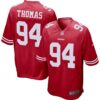 Men's Nike Solomon Thomas Scarlet San Francisco 49ers Player Game Jersey