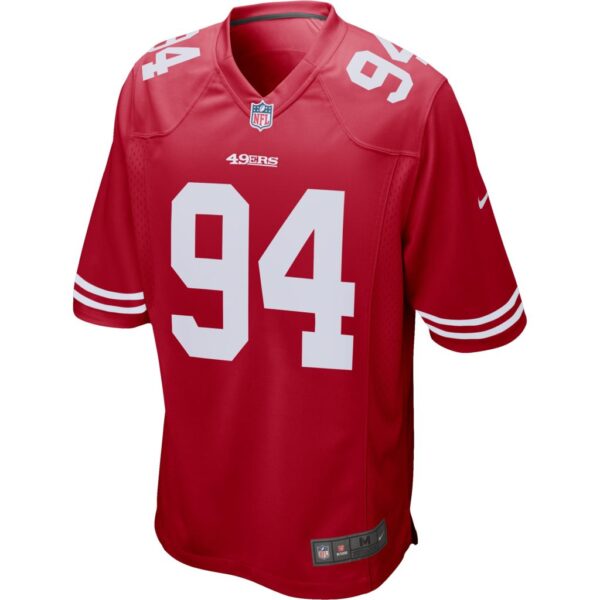 Men's Nike Solomon Thomas Scarlet San Francisco 49ers Player Game Jersey