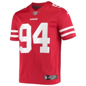 Men's San Francisco 49ers Solomon Thomas Nike Scarlet Vapor Limited Player Jersey