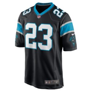 Men's Carolina Panthers Stantley Thomas-Oliver III Nike Black Game Player Jersey