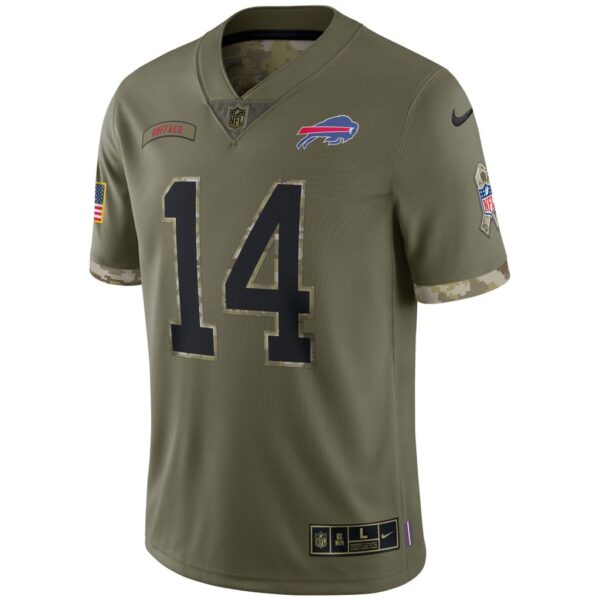 Men's Buffalo Bills Nike Olive 2022 Salute To Service Limited Jersey