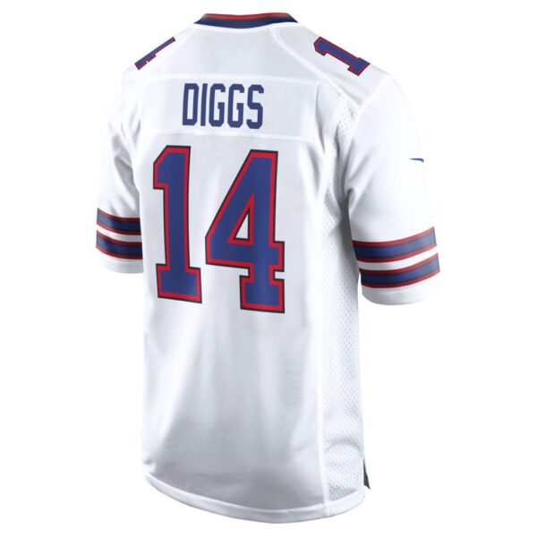 Men's Buffalo Bills Stefon Diggs Nike White Game Jersey