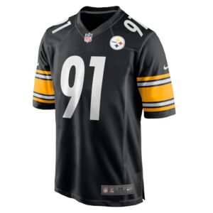 Men's Nike Stephon Tuitt Black Pittsburgh Steelers Game Team Jersey