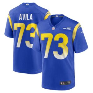 Men's Los Angeles Rams Steve Avila Nike Royal Home Game Jersey