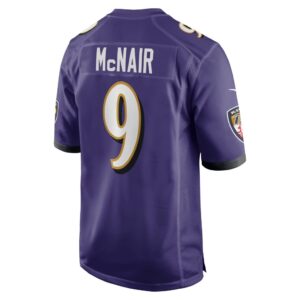 Men's Baltimore Ravens Steve McNair Nike Purple Game Retired Player Jersey