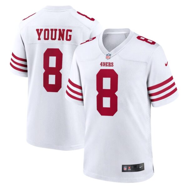 Men's San Francisco 49ers Steve Young Nike White Retired Player Game Jersey