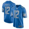 Men's Detroit Lions Steven Montez Nike Blue Home Game Player Jersey