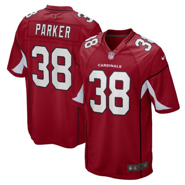 Men's Arizona Cardinals Steven Parker Nike Cardinal Game Player Jersey