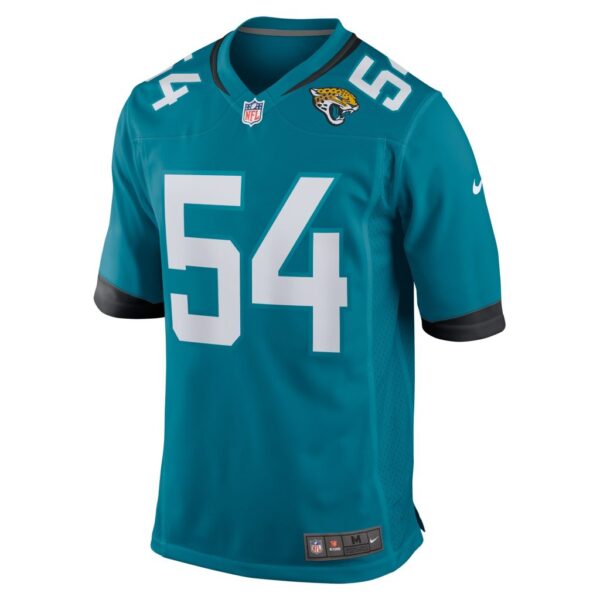 Men's Jacksonville Jaguars Taco Charlton Nike Teal Home Game Player Jersey