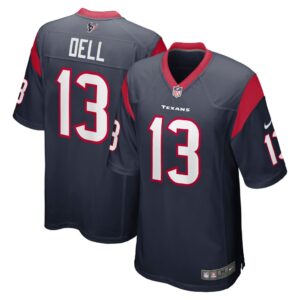 Men's Houston Texans Tank Dell Nike Navy Team Game Jersey