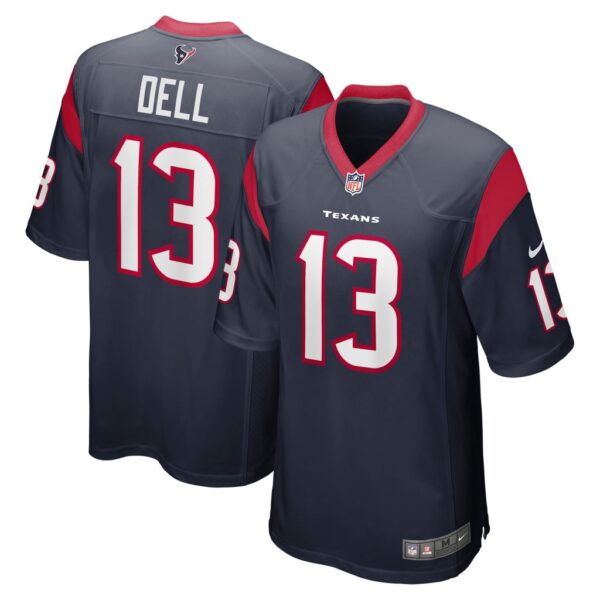 Men's Houston Texans Tank Dell Nike Navy Team Game Jersey