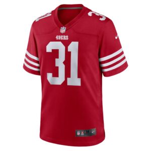 Men's San Francisco 49ers Tashaun Gipson Sr. Nike Scarlet Home Game Player Jersey