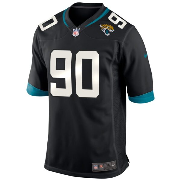 Men's Nike Taven Bryan Black Jacksonville Jaguars Game Player Jersey