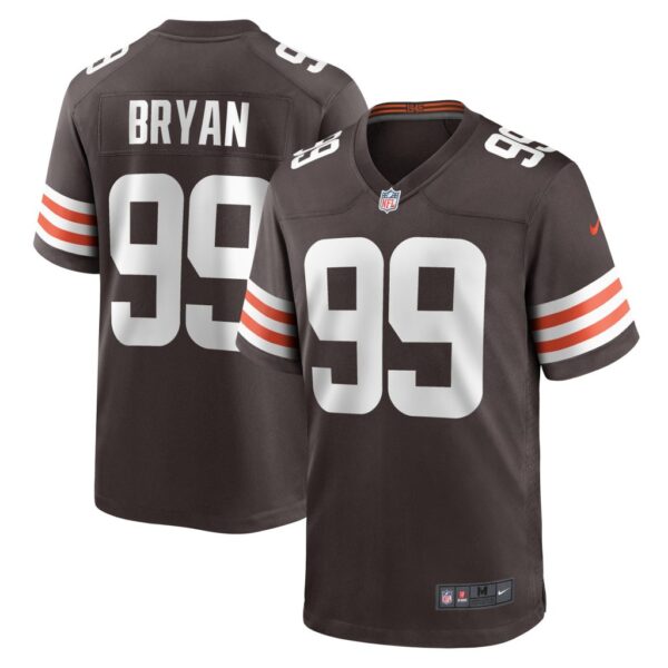 Men's Cleveland Browns Taven Bryan Nike Brown Game Jersey