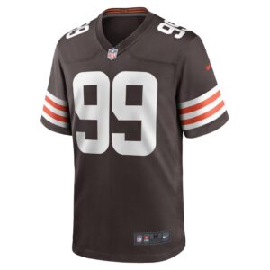 Men's Cleveland Browns Taven Bryan Nike Brown Game Jersey