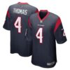 Tavierre Thomas Houston Texans Nike Team Game Jersey - Navy