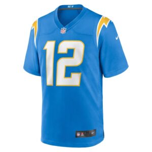 Men's Los Angeles Chargers Taylor Bertolet Nike Powder Blue Home Game Player Jersey