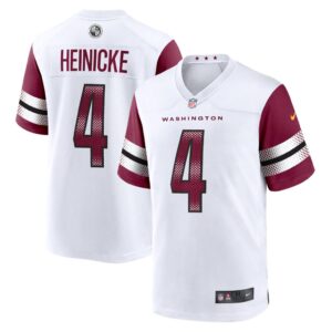 Men's Washington Commanders Taylor Heinicke Nike White Game Jersey