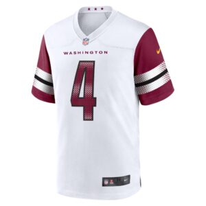 Men's Washington Commanders Taylor Heinicke Nike White Game Jersey