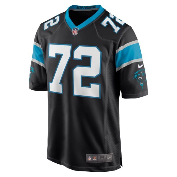 Men's Carolina Panthers Taylor Moton Nike Black Game Jersey