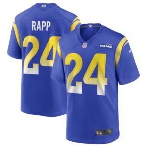 Men's Los Angeles Rams Taylor Rapp Nike Royal Game Jersey