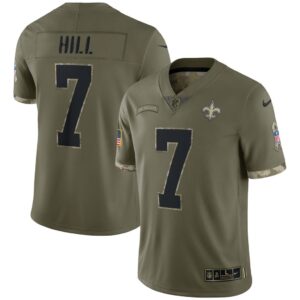 Men's New Orleans Saints Nike Olive 2022 Salute To Service Limited Jersey