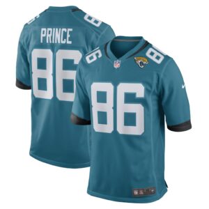 Men's Gerrit Prince Jacksonville Jaguars Nike Teal Team Game Player Jersey