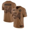 Tedy Bruschi New England Patriots Nike 2023 Salute To Service Retired Player Limited Jersey - Brown