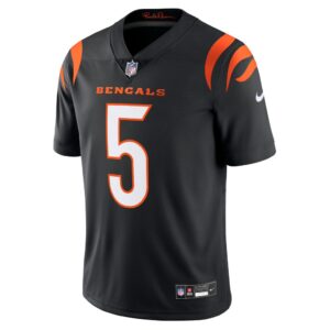 Men's Cincinnati Bengals Tee Higgins Nike Black Vapor Untouchable Limited Jersey