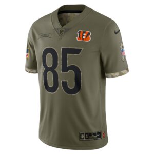 Men's Cincinnati Bengals Nike Olive 2022 Salute To Service Limited Jersey