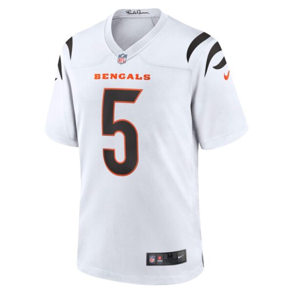 Men's Cincinnati Bengals Tee Higgins Nike White Game Jersey