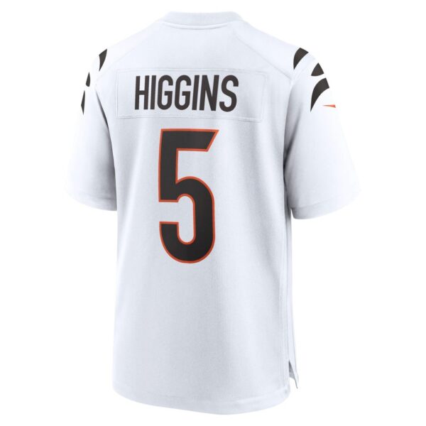 Men's Cincinnati Bengals Tee Higgins Nike White Game Jersey