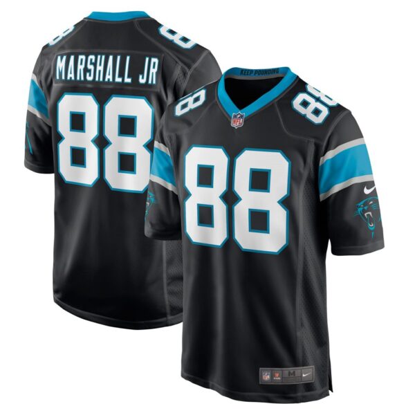 Men's Carolina Panthers Terrace Marshall Jr. Nike Black Game Jersey