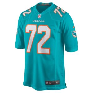 Men's Miami Dolphins Terron Armstead Nike Aqua Game Jersey