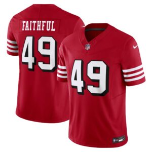 The Faithful San Francisco 49ers Nike Vapor F.U.S.E. Limited Jersey - Scarlet