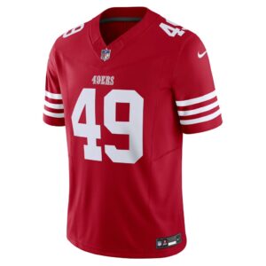 Men's San Francisco 49ers The Faithful Nike Scarlet Vapor F.U.S.E. Limited Jersey