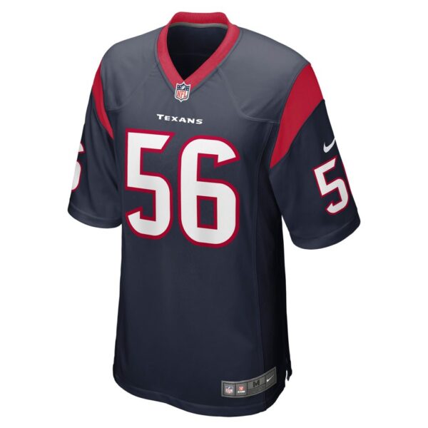 Men's Houston Texans Thomas Booker IV Nike Navy Game Player Jersey