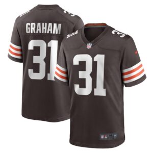 Thomas Graham Jr. Cleveland Browns Nike Team Game Jersey - Brown