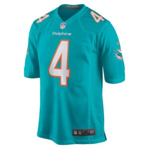 Men's Miami Dolphins Thomas Morstead Nike Aqua Game Jersey