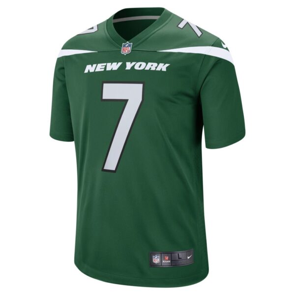 Men's New York Jets Tim Boyle Nike Gotham Green Game Jersey