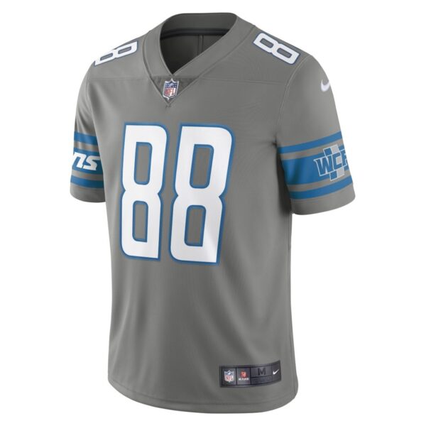 Men's Detroit Lions T.J. Hockenson Nike Steel Vapor Limited Jersey