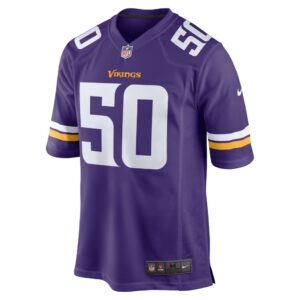 Men's Minnesota Vikings TJ Smith Nike Purple Home Game Player Jersey